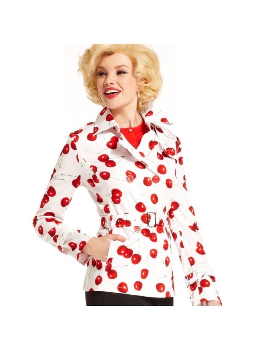 Marylin Monroe cherry print jacket